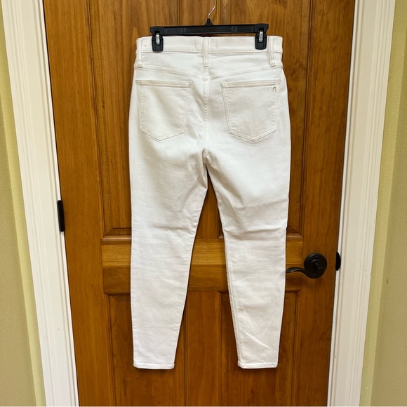 NWOT White Madewell Jeans, 9" High-Rise Skinny, Size 29 - Picture 4 of 8